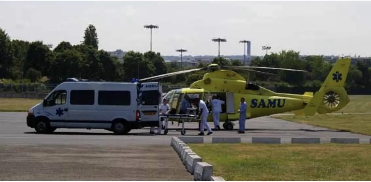 ambulances cote d'albatre - transfert en hélicoptère